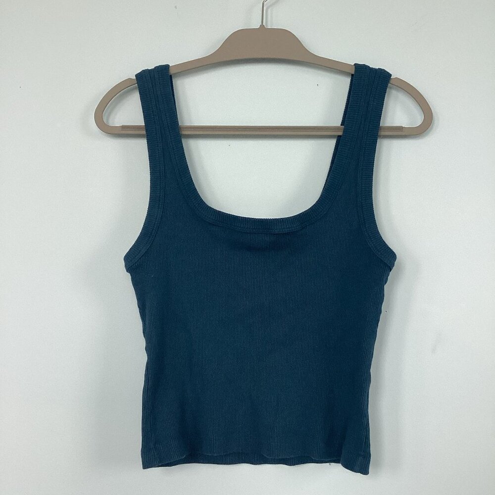 Big Bud Press Square Neck Tank - size medium - color lagoon